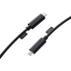 Cablu de date / adaptor Insta360 Extra Long, USB-C Male la USB-C Male, 10GBps, 10 m, Black