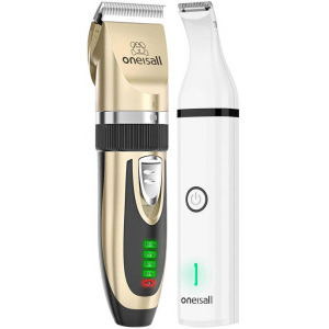 Oneisall Aparat de tuns pentru animale X2 & Trimmer N5