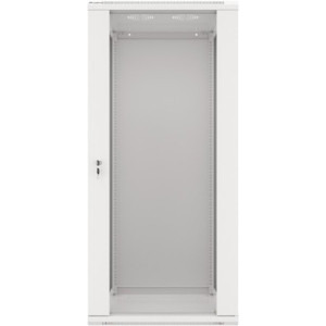 Lanberg WF01-6627-10S 27U, Wall mount, 600 x 600, Glass door, Grey