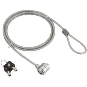 Accesoriu notebook Gembird Cablu de securitate, lungime 1.8m, Gri