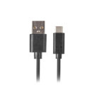 Cablu de date / adaptor Lanberg USB-C Male la USB-A Male, 0.5 m, Black