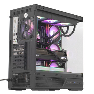 Gaming DRAGON Comic Con Edition Powered by XFX, AMD Ryzen 7 7800X3D 4.2GHz, 32GB DDR5, 1TB SSD, RX 9070 XT 16GB GDDR6, Iluminare RGB