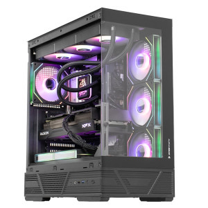 PC Gaming DRAGON Comic Con Edition Powered by XFX, AMD Ryzen 7 7800X3D 4.2GHz, 32GB DDR5, 1TB SSD, RX 9070 XT 16GB GDDR6, Iluminare RGB