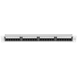 Lanberg Patch panel 19 inch 24 porturi CAT6a UTP Grey