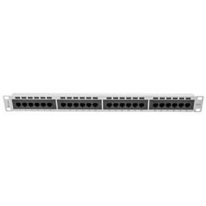 Lanberg Patch panel 19 inch 24 porturi CAT6 UTP Grey