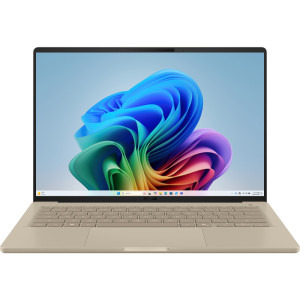 ASUS 14'' Zenbook A14 UX3407NA, WUXGA OLED, Procesor Qualcomm Snapdragon X2 Elite X2E-88-100, 16GB LPDDR5X, 512GB SSD, Qualcomm Adreno, Win 11 Home, Zabriskie Beige