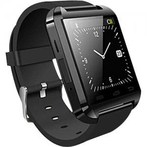 Cronos U8 negru, curea silicon negru