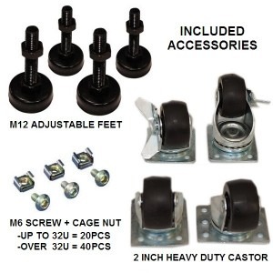 Xcab 42U stand alone, 42U80100S