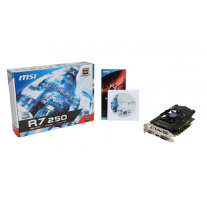 MSI Radeon R7 250 OC 1GB GDDR5 128-bit