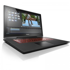 Lenovo 17.3'' Y70-70, FHD Touch IPS, Procesor Intel® Core™ i7-4710HQ 2.5GHz Haswell, 8GB, 1TB, GeForce GTX 860M 4GB, Win 8.1, Black