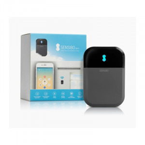Sensibo Sky 2.0 pentru aer conditionat, Senzori temperatura & umiditate, Compatibil cu asistenti vocali