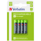 Verbatim AAA/HR03, 4 buc, Premium Rechargeable