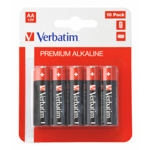 Verbatim Alkaline, AA, 10 buc, LR6