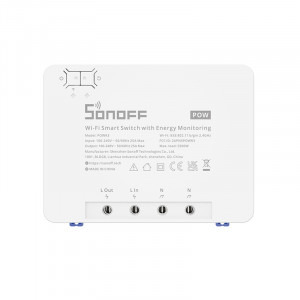 Releu Sonoff Wi-Fi Pow R3, Monitorizare consum electric, Control aplicatie si vocal