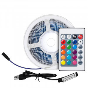 BroadLink Banda LED LBTV, 3m, Aplicatie, Control vocal, Telecomanda