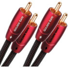 Cablu audio Audioquest Golden Gate, 2x RCA Male - 2x RCA Male, 5m, negru-rosu