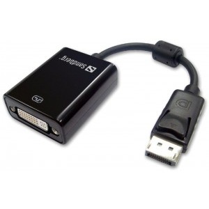 Sandberg 1x DisplayPort Male - 1x DVI-D Female, negru