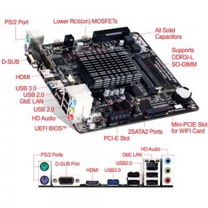 GIGABYTE GA-J1800N-D2H