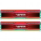 Patriot ViperX 3 Low Profile Red 8GB DDR3 1600MHz CL9 Dual Channel Kit