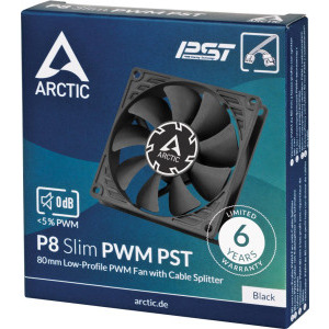 ARCTIC AC P8 Slim PWM PST 80mm Black