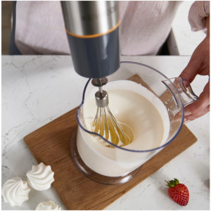 Kenwood Mixer vertical TriBlade XL+ HBM60.307GY, 1000W, 0.5 L / 0.7L, Alb/Argintiu/Gri