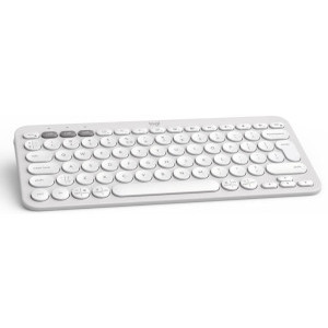 Logitech Pebble Keys 2 K380s, Wireless/Bluetooth, Tonal White
