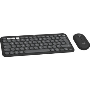 Logitech Pebble 2 Combo for Mac, Bluetooth, Tonal Graphite