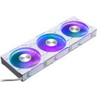 Ventilator Phanteks D30-120 Reverse RGB PWM 120mm Three Fan Pack White