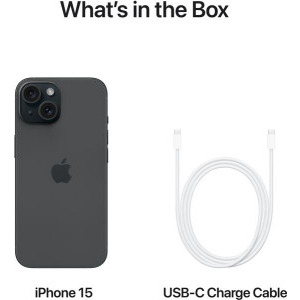Apple iPhone 15, 128GB, 5G, Black