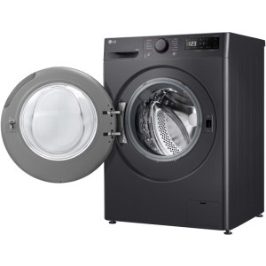 LG F4WR510SBM, 10 kg, 1400 RPM, Clasa A, AI Direct Drive, AI Wash, Smart Diagnosis, Negru