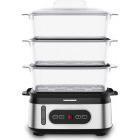 Heinner Aparat de gatit cu aburi, Aparat de gatit cu abur OneSteam HSA-D950SS, 950W, 9L, Argintiu/Negru