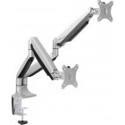 Suport TV / Monitor Logilink BP0043, 13 - 27 inch, argintiu, piston gaz