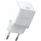 Incarcator retea Baseus Palm, 1x USB-C, Quick Charge 20 W, White