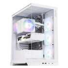 Gaming DRAGON Legendar Hyper Alb, AMD Ryzen 5 9600X 3.9GHz, 32GB DDR5, 1TB SSD, RX 9070 XT 16GB GDDR6, Iluminare RGB