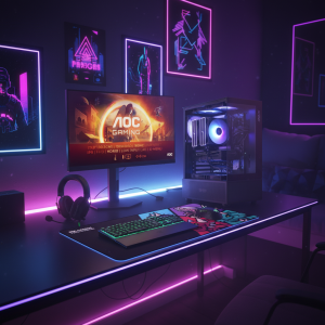 PC Gaming BALAUR Battle Pack i7 (include PC Gaming , Monitor Gaming, Mouse, Tastatura, Casti, Mouse pad)