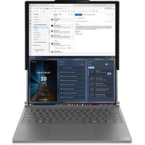 Lenovo 14" / 16.7'' ThinkBook Plus G6 Rollable, 2000 x 1600 (14" Roll In) / 2000 x 2350 (16.7'' Roll Out) 120Hz VRR, Procesor Intel® Core™ Ultra 7 258V (12M Cache, up to 4.80 GHz), 32GB LPDDR5X, 1TB SSD, Intel Arc 140C, Win 11 Pro, Luna Grey