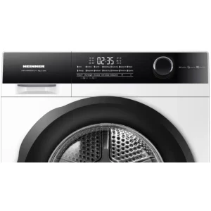 Heinner HHPD-HMK80IVFC+++, Pompa de caldura, 8 kg, Clasa C, Inverter, Iluminare interioara, Alb