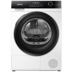 Uscator de rufe Heinner HHPD-HMK80IVFC+++, Pompa de caldura, 8 kg, Clasa C, Inverter, Iluminare interioara, Alb