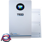 Accesoriu UPS TED Acumulator LiFePO4 51.2V 100Ah 5.12kW LCD Bluetooth WiFi BMS Wall Mounted