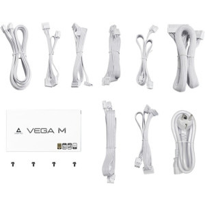 Chieftec Vega M 1000W, 80+ Gold, White