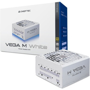 Chieftec Vega M 1000W, 80+ Gold, White