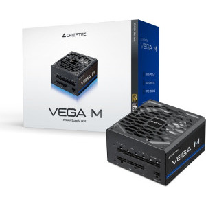 Chieftec Vega M PPG-750-C, 80+ Gold, 750W, Black