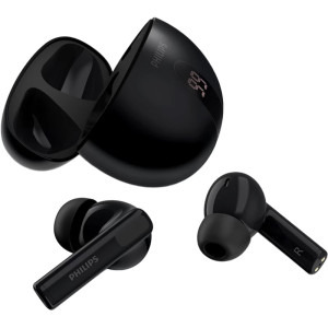 Casti Philips In-Ear, TAT2520BK/00, True Wireless, Bluetooth, IPX4, Black
