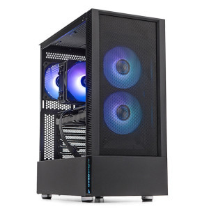 PC Gaming BALAUR Epic NO RAM Edition (fara memorie RAM DDR4), Intel i5-14400F 2.5GHz, 1TB SSD, RTX 5060 8GB GDDR7, Iluminare RGB
