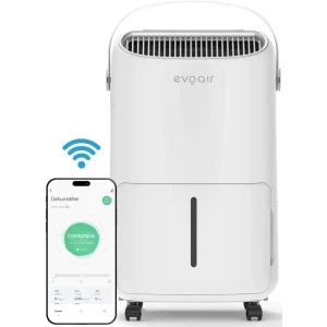 Evoair Dezumidificator de aer NovaDry 12 Smart, Alb/Crem