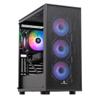 PC Gaming BALAUR Prime NO RAM Edition (fara memorie RAM DDR5), AMD Ryzen 5 9600X 3.9GHz, 1TB SSD, RX 9060 XT 16GB GDDR6, Iluminare RGB