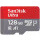 Card memorie SanDisk Micro SDXC Ultra, 128GB, UHS-I, Class 10 + Adaptor SD