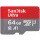 Card memorie SanDisk Micro SDXC Ultra, 64GB, UHS-I, Class 10 + Adaptor SD
