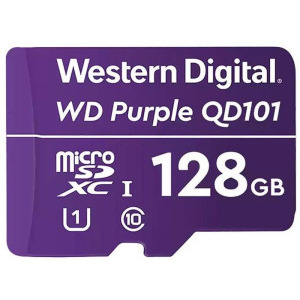 WD Micro SD Purple Ultra Endurance 128GB, Clasa 10, UHS-I