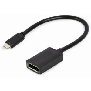 Adaptor Gembird 1x USB-C Male - 1x DisplayPort Female, Negru